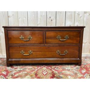 Meuble TV - Commode basse en merisier 