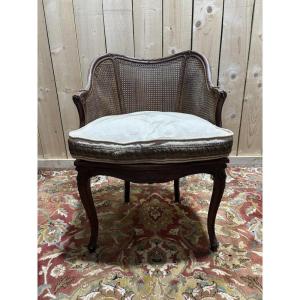 Louis XV Style Caned Office Chair