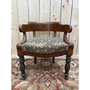 Napoleon III Period Office Chair - Louis Philippe 