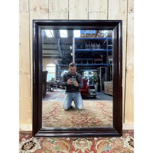 Rosewood Style Wooden Mirror Mercury Mirror. 
