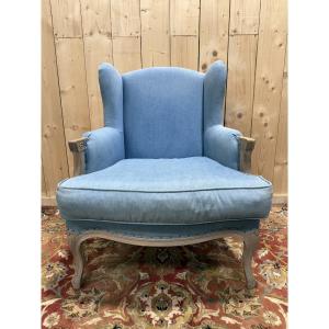Louis XV Style Wingback Armchair