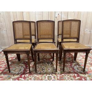 Set Of 6 Louis XVI Style Chairs