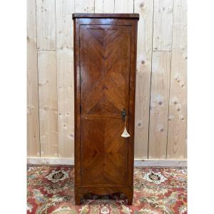 Armoirette - Bonnetière  en marqueterie de style Transition