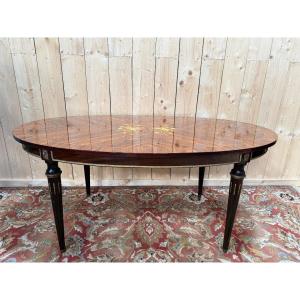 Louis XVI Style Oval Dining Table