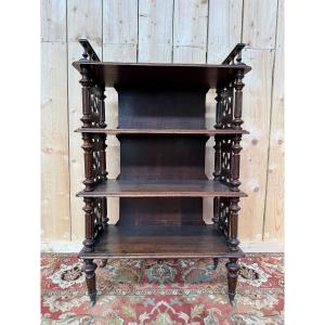 Napoleon III-era Walnut Shelf 