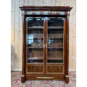 Bookcase - Empire-style Display Cabinet