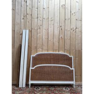 Louis XVI-style Wicker Bed, 190/140 Cm