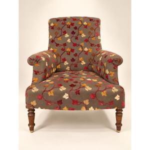 Fauteuil / Bergère de style Anglais - Napoléon III