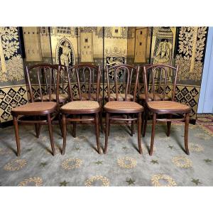 Suite Of 8 Thonet Bistro Chairs 56