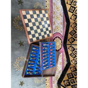 Chessboard - Chess Set In Silver And Gold Pewter