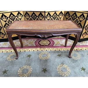 Piano Bench In Louis XV Style Caning