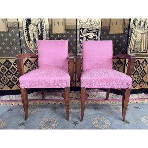 Pair Of Bridge Armchairs