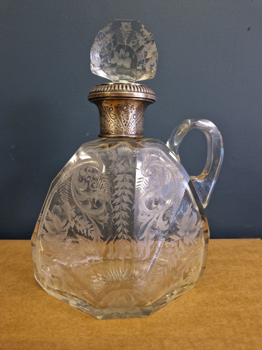 Very Beautiful Saint Louis Liquor Bottle 19th