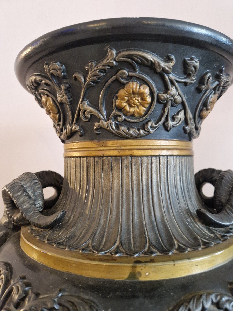  Vase à l'Antique De La Manufacture Gerbling & Stephan -photo-3