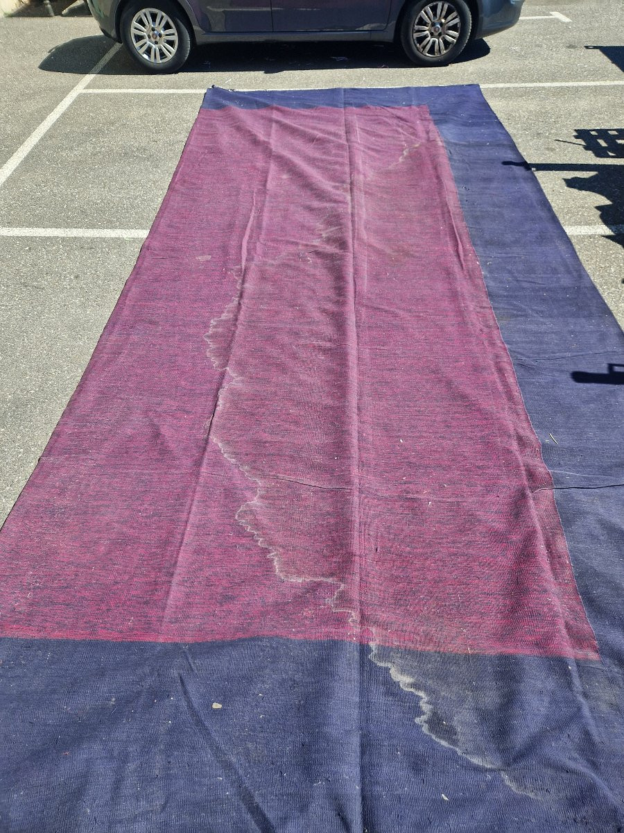 Tapis Basse Lisse , SIGNÉ, Inde Circa 1950-photo-3