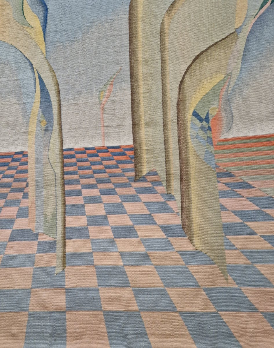 "the Forest Of Birds" Tapestry By Edith Mathon -photo-3