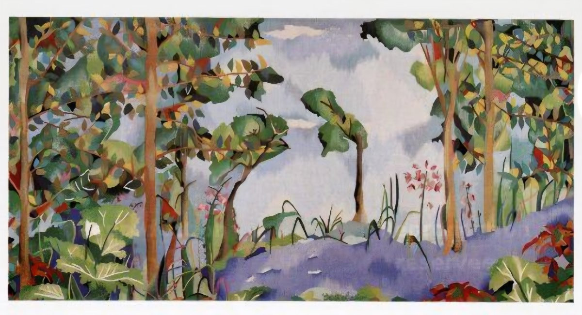 "the Forest Of Birds" Tapestry By Edith Mathon -photo-5