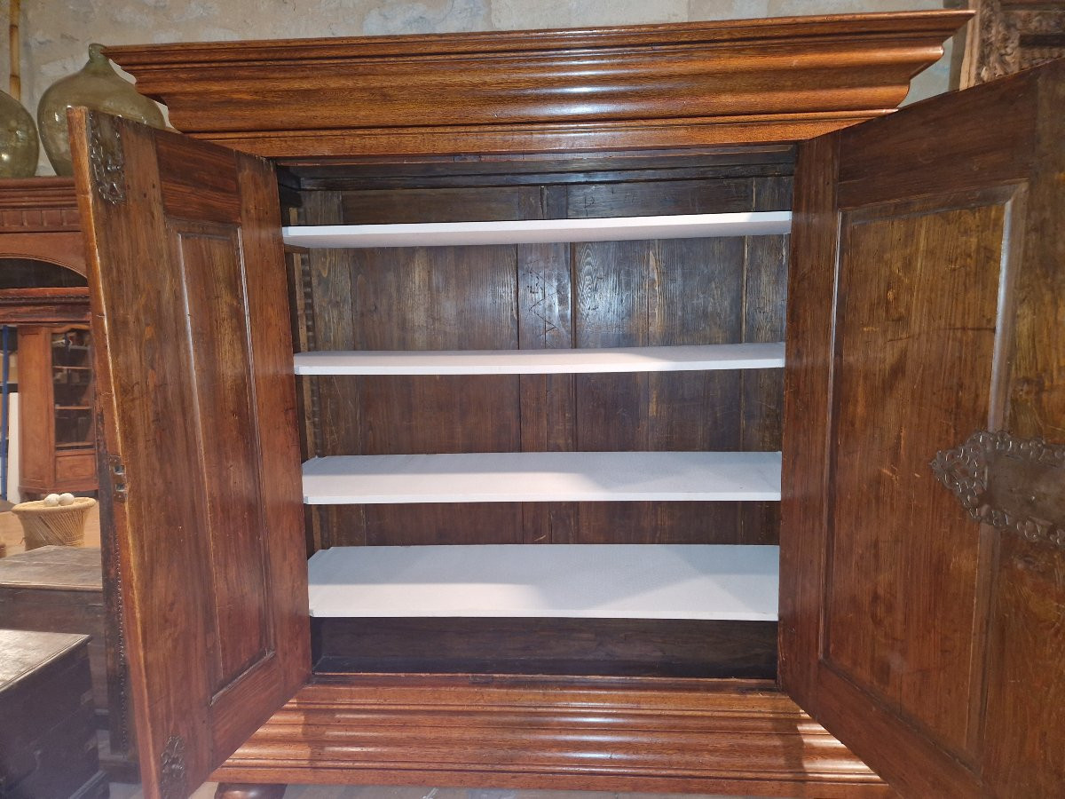 18th Century Alsatian Wardrobe In Blond Oak -photo-5