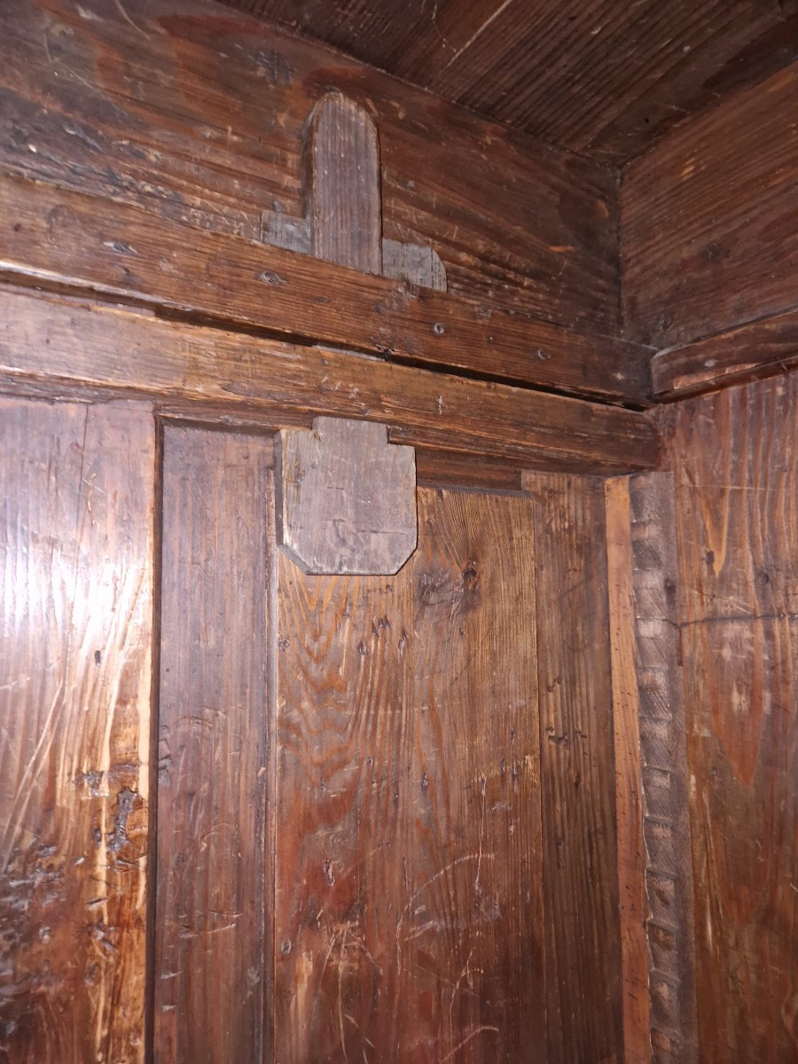 18th Century Alsatian Wardrobe In Blond Oak -photo-7