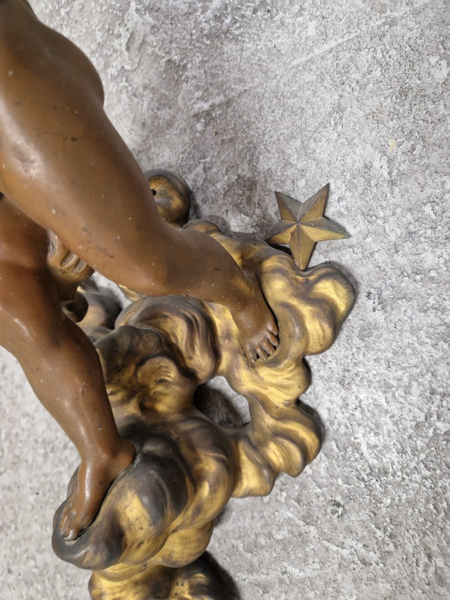 "La nuit" paire d'appliques art nouveau -photo-6