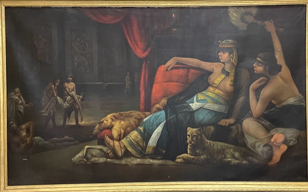 Cleopatre testant les poisons sur les prisonniers 