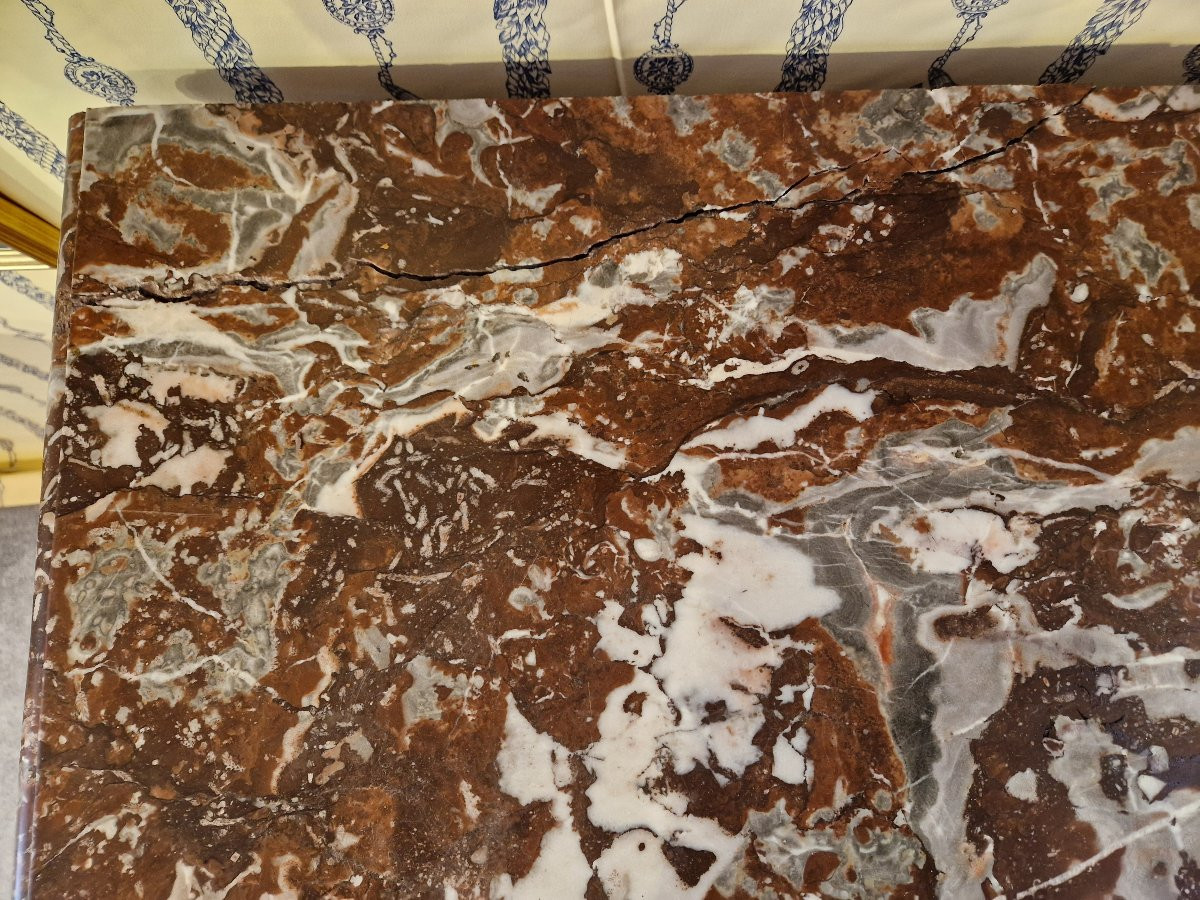 Louis XIV Mazarine Commode In Veneered Wood. 18th Century.-photo-3