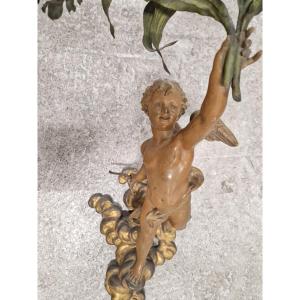 "La nuit" paire d'appliques art nouveau 