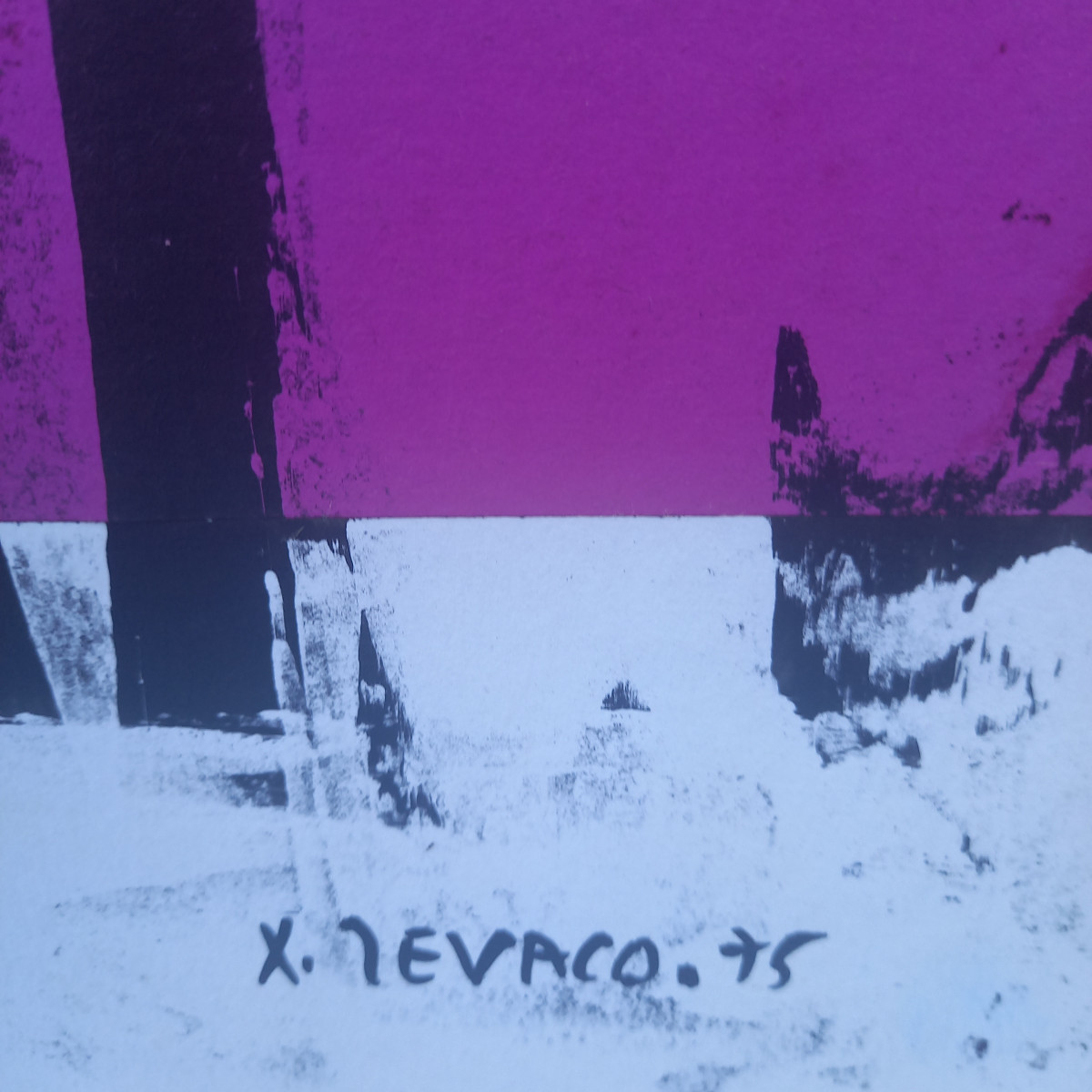 Abstract Work By Xavier Zevaco From The 70s-photo-2