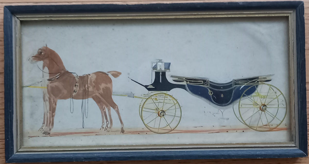 Three Drawings, Two Of Which Are Watercolors, Adorn The Coachbuilder Mûlhbacher-photo-3