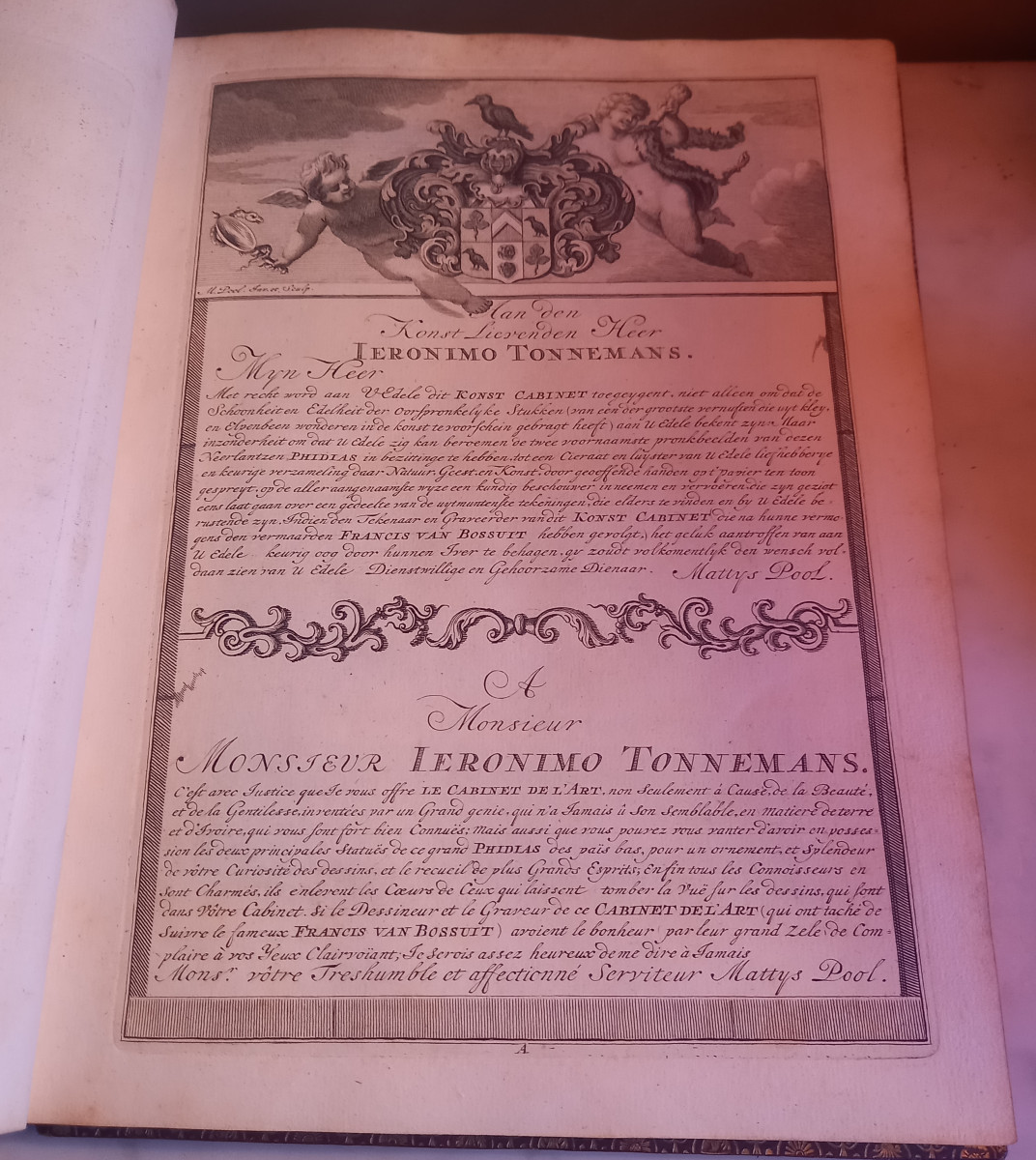 Graat (barent) Cabinet Of Sculpture By The Famous Sculptor Francis Van Bossuit. 1727-photo-3