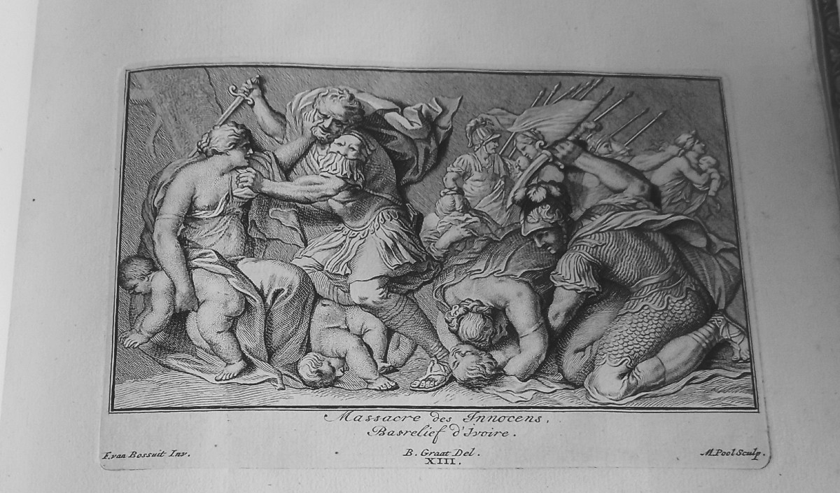 Graat (barent) Cabinet Of Sculpture By The Famous Sculptor Francis Van Bossuit. 1727-photo-3