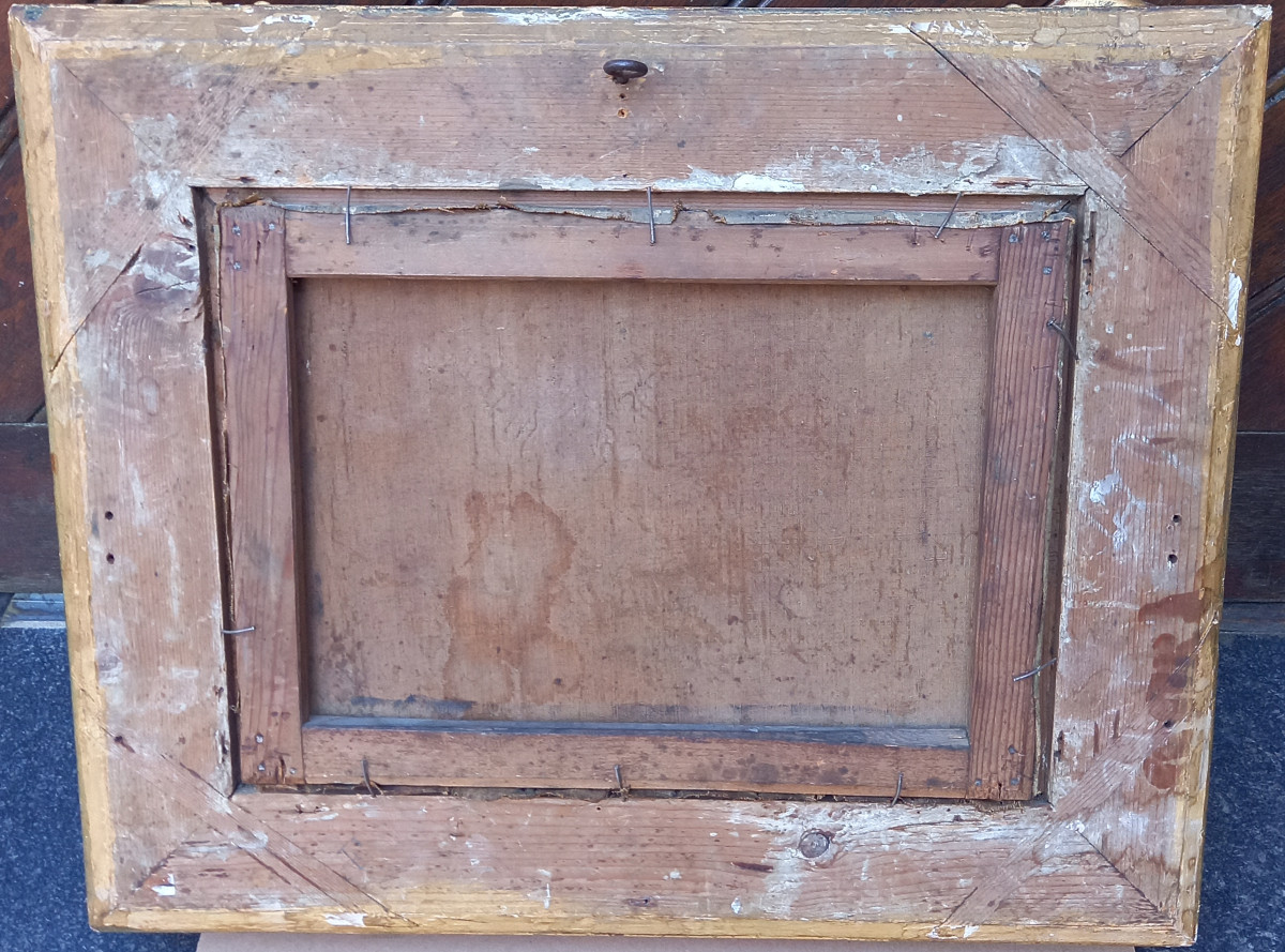 View Of Genoa, Oil On Canvas Signed Joinville-photo-4