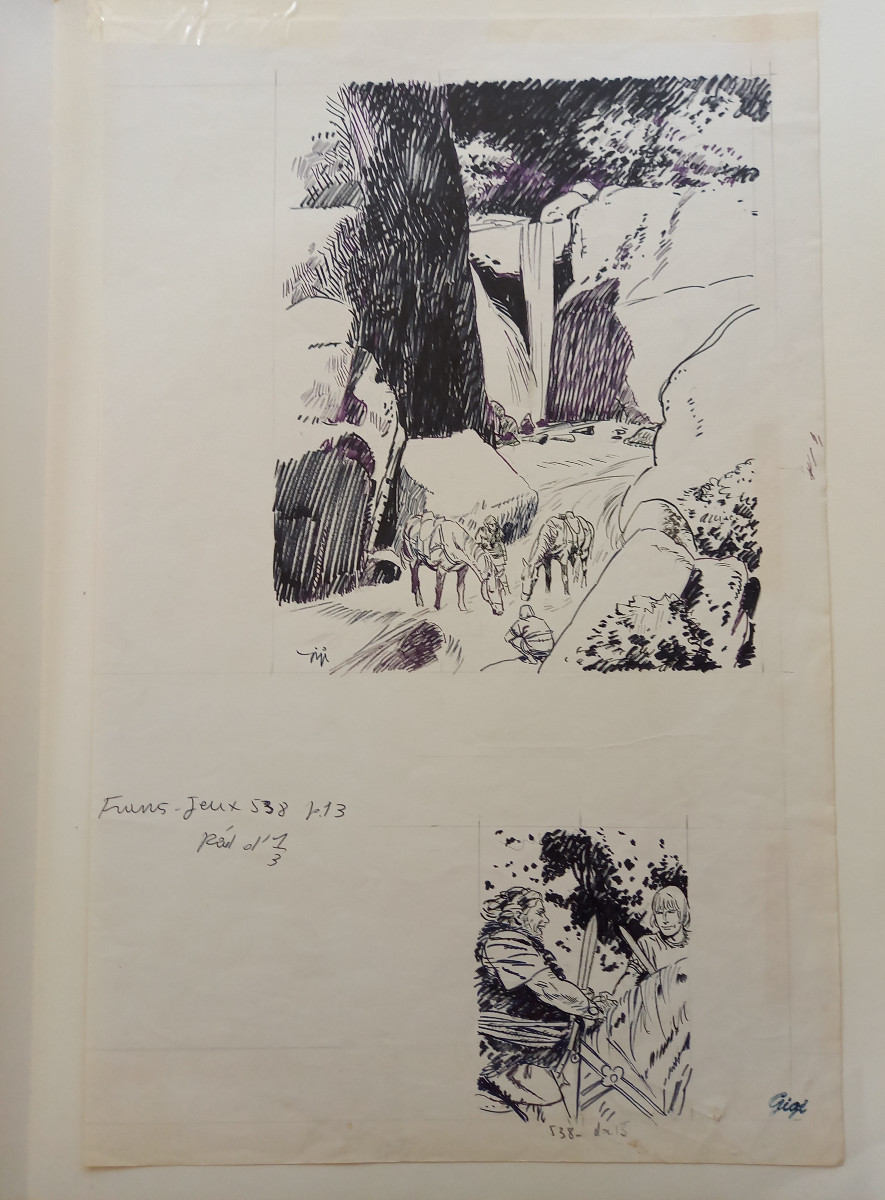 Ink Drawing Signed Gigi-photo-2