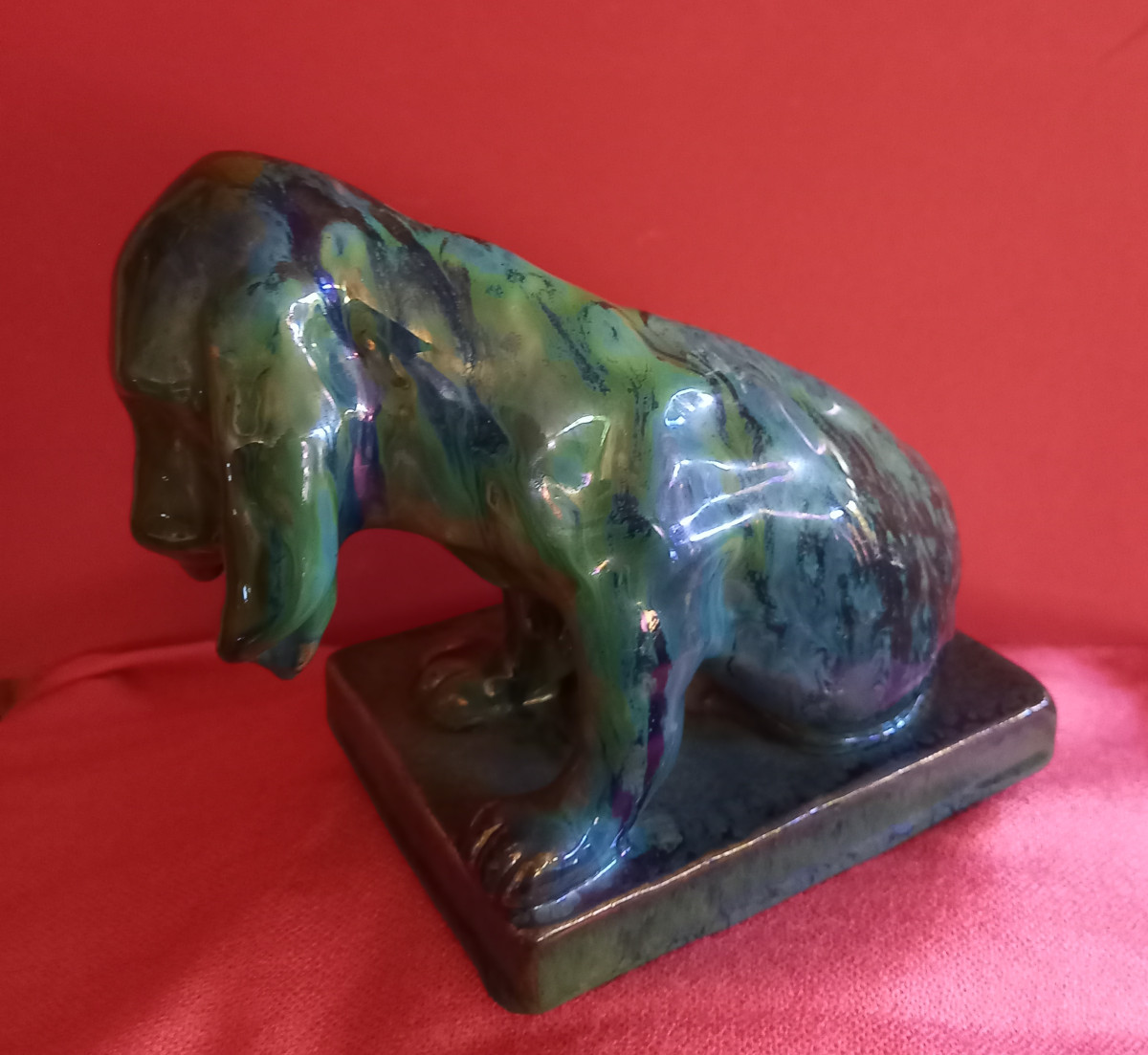 Hunting Dog Rambervillers Stoneware-photo-3