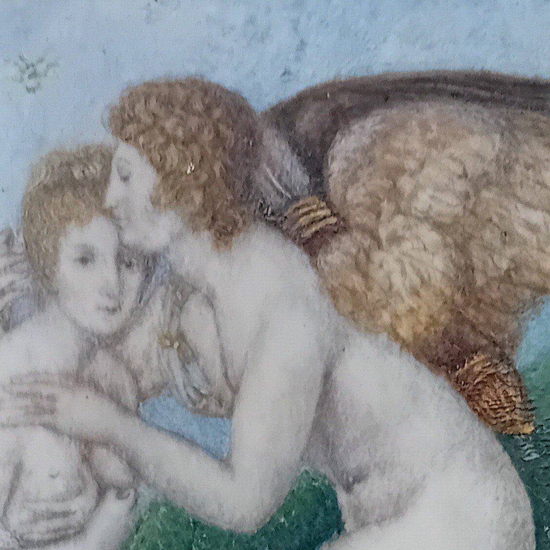 Large Miniature On Ivory After Gérard François -photo-3