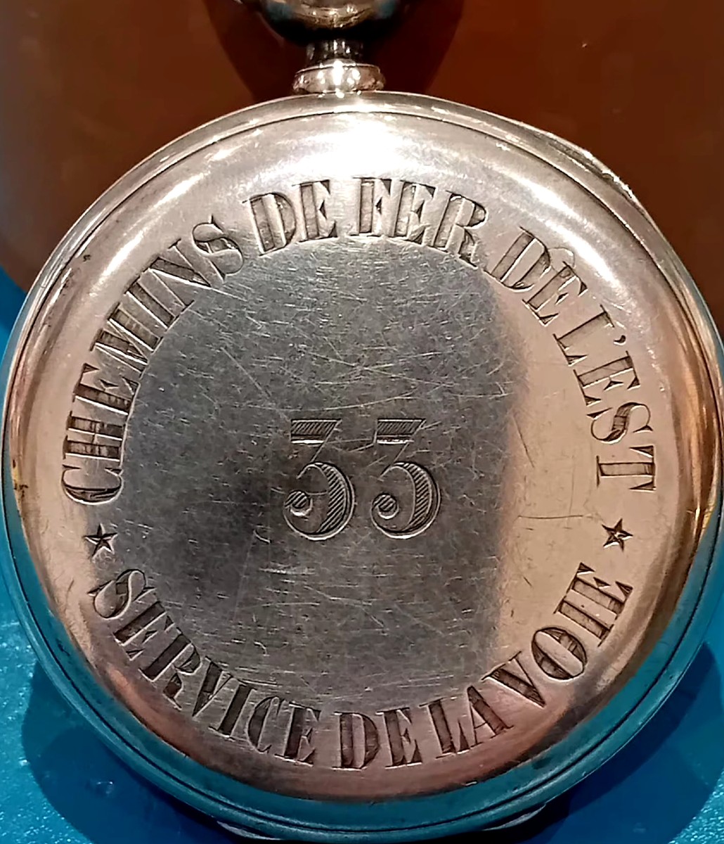 Perrelet horloger montre des chemins de fer de l'Est-photo-3