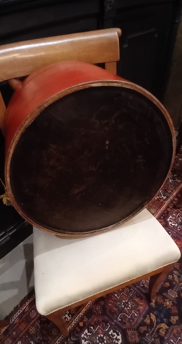 Boîtes à "chapeaux" Chine en laque cinabre -photo-3