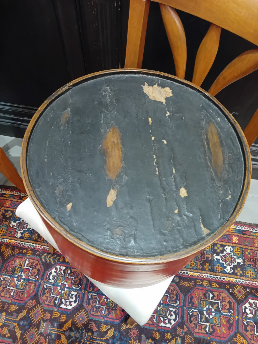 Boîtes à "chapeaux" Chine en laque cinabre -photo-7