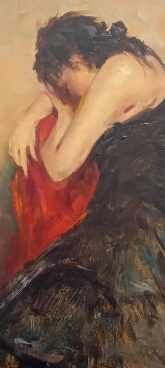 Frans Smeers, Oil On Panel -photo-2