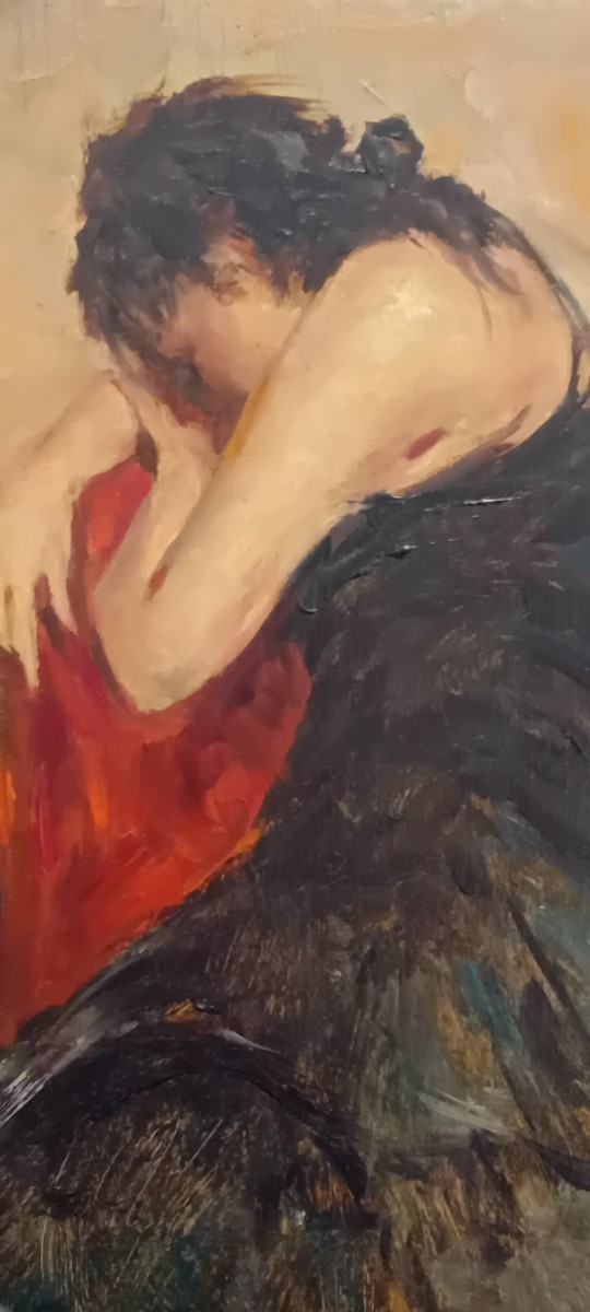 Frans Smeers, Oil On Panel -photo-2