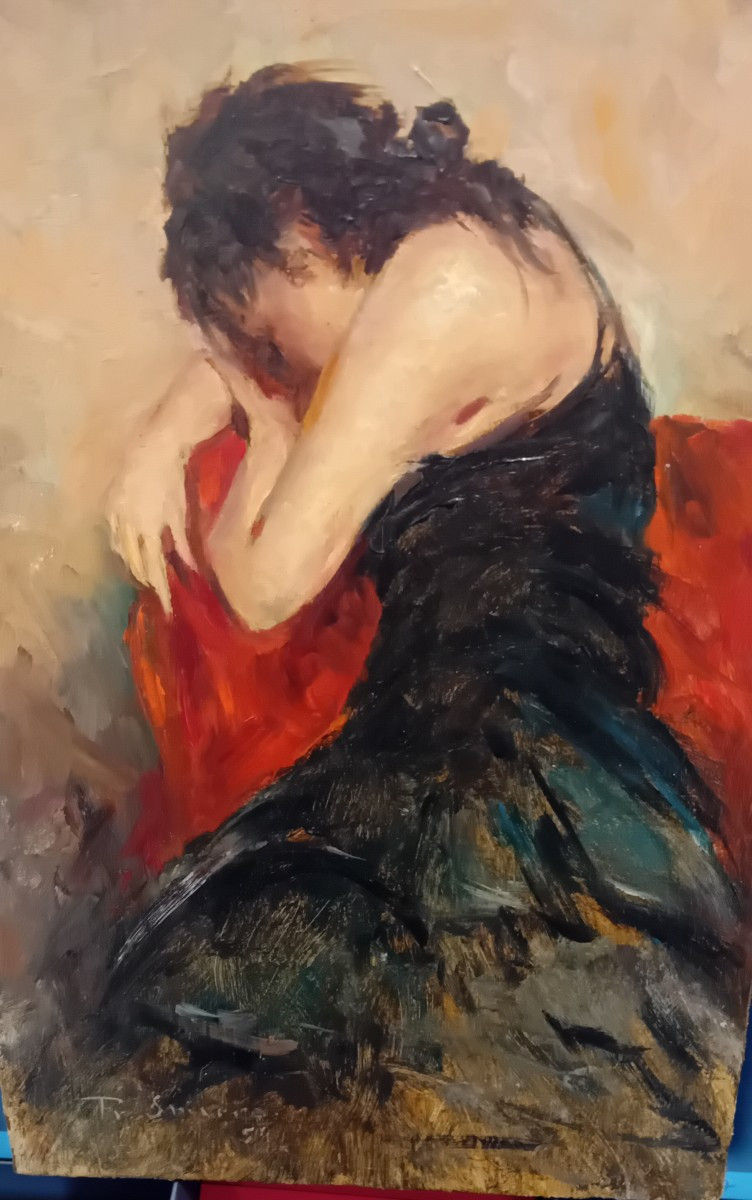 Frans Smeers, Oil On Panel 