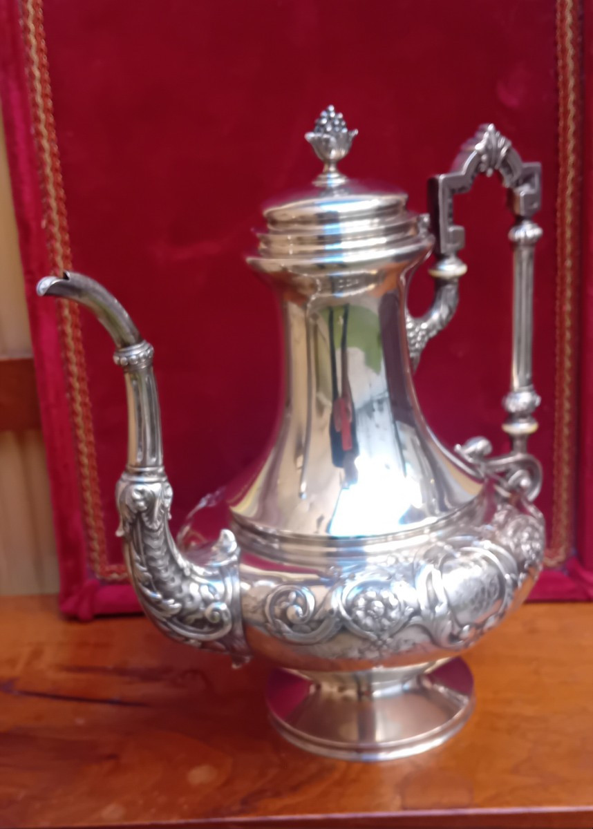 Cafetière argent massif -photo-3