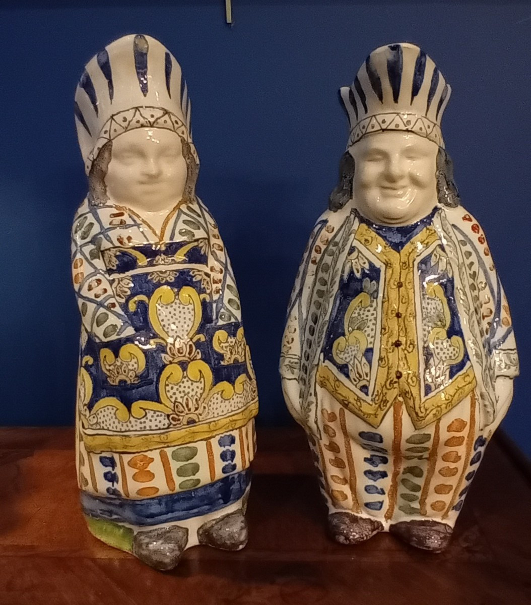 "la Villa Du Rond" Earthenware By Jacquot And Jacqueline