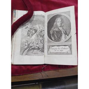 La Henriade Où Sont Joints Les Poèmes Sur La Bataille De Fontenoy Par Mr. De Voltaire 1748