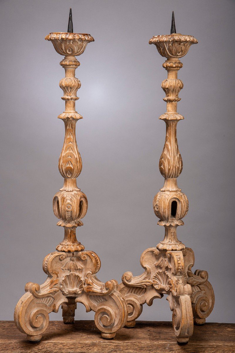 Candlesticks, 19th Century.-photo-2