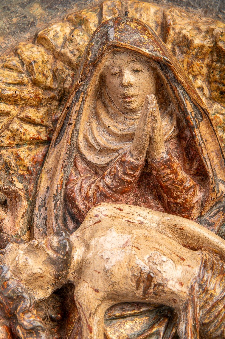 Relief Gothique, 16eme siêcle.-photo-3