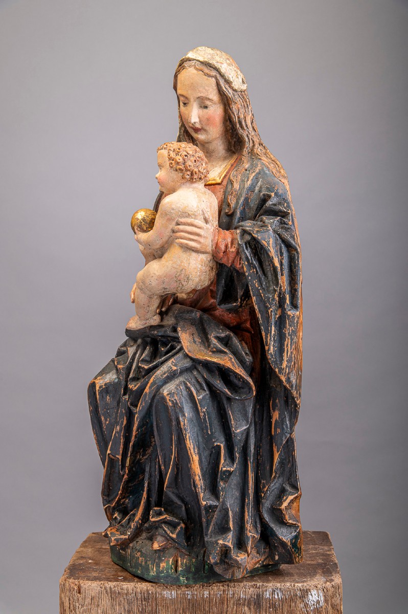 Virgin Mary With Child, 16th Century.-photo-4