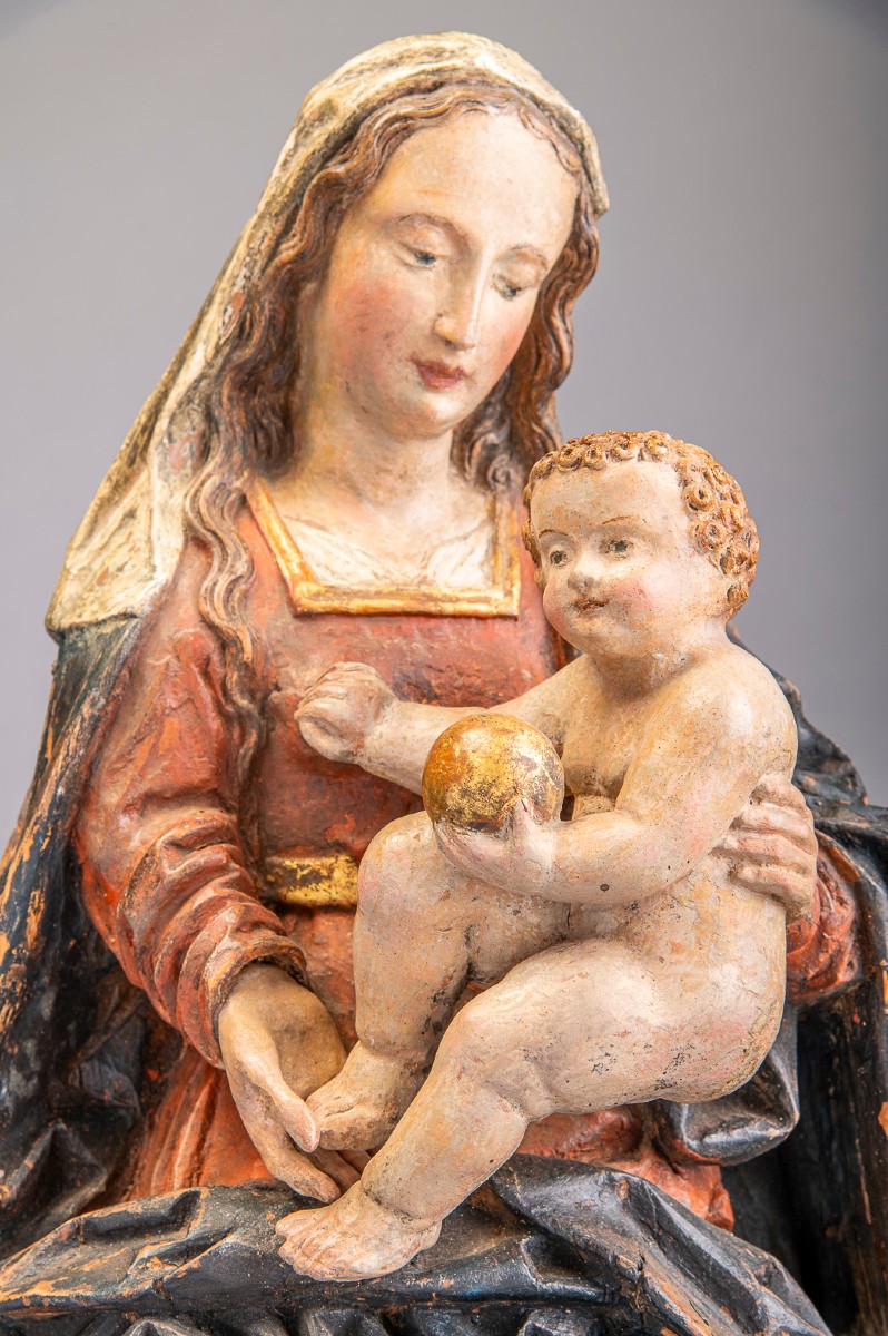 Virgin Mary With Child, 16th Century.-photo-1