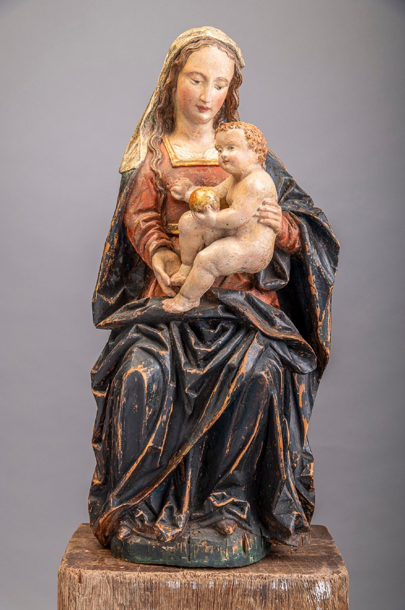 Virgin Mary With Child, 16th Century.