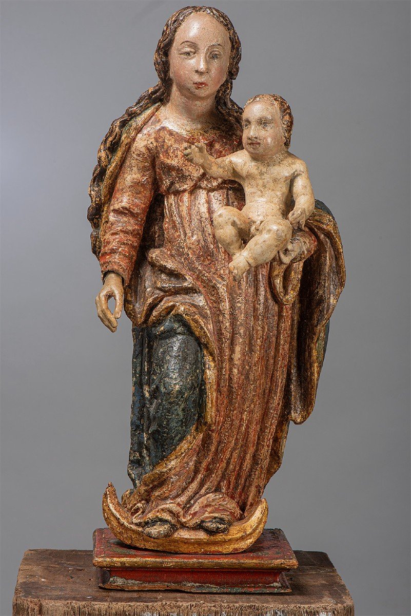 Virgin And Child, 16th Century.